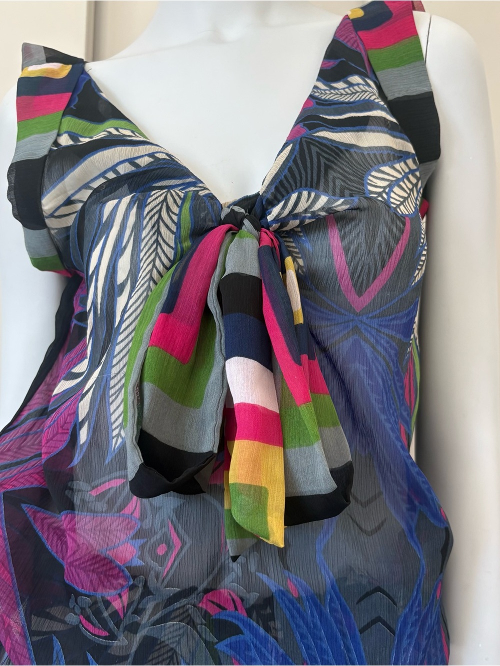 Desigual Bow Blouse